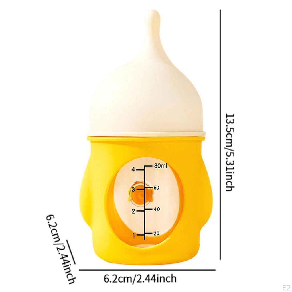 Pet Feeding Bottle 80ml Accessories Silicone Nipple Reusable Nursing Feeder for