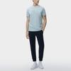 Fila White Special Series Letter Logo Print Round Neck Sports Casual Simple Short Sleeve T-Shirt Men Tops Light-Sky-Blue F11M317101F-LB