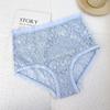 FINETOO 1Pc Summer Sexy Ultra-thin Lace Perspective Panties Women High Waist Lace Floral Underwear Female Breathable Intimates Lingerie