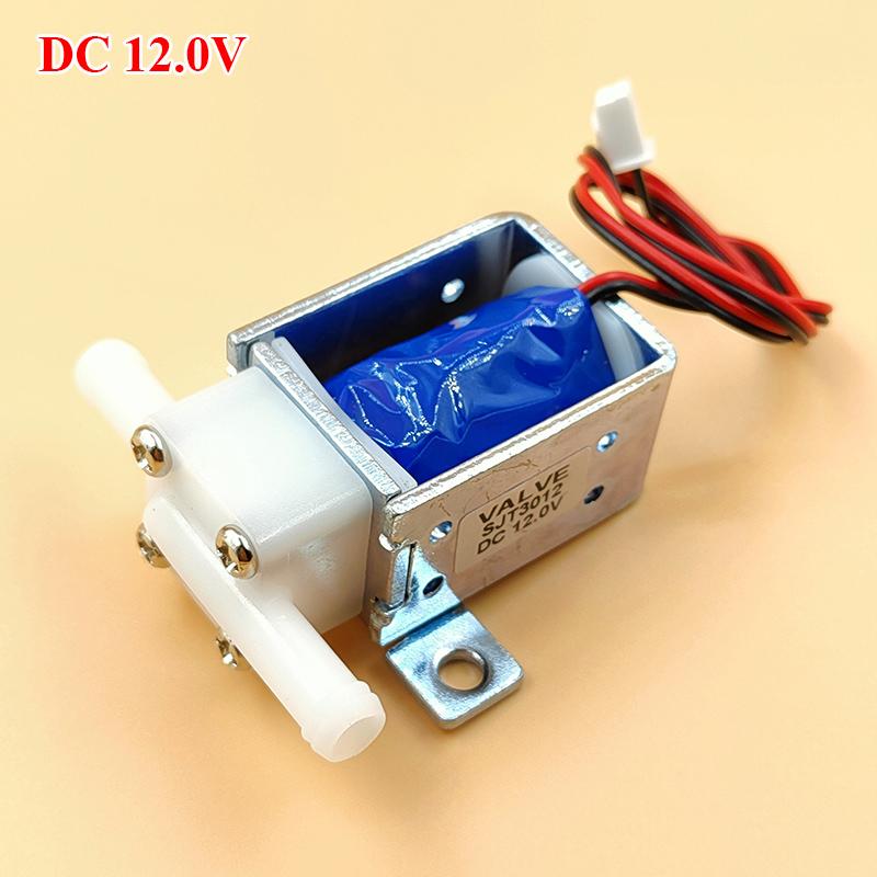 1pc 2-Position 2-Way Normally Closed Mini Electric Solenoid Valve DC6V-12V/24V for Water/Air On/Off Flow Control
