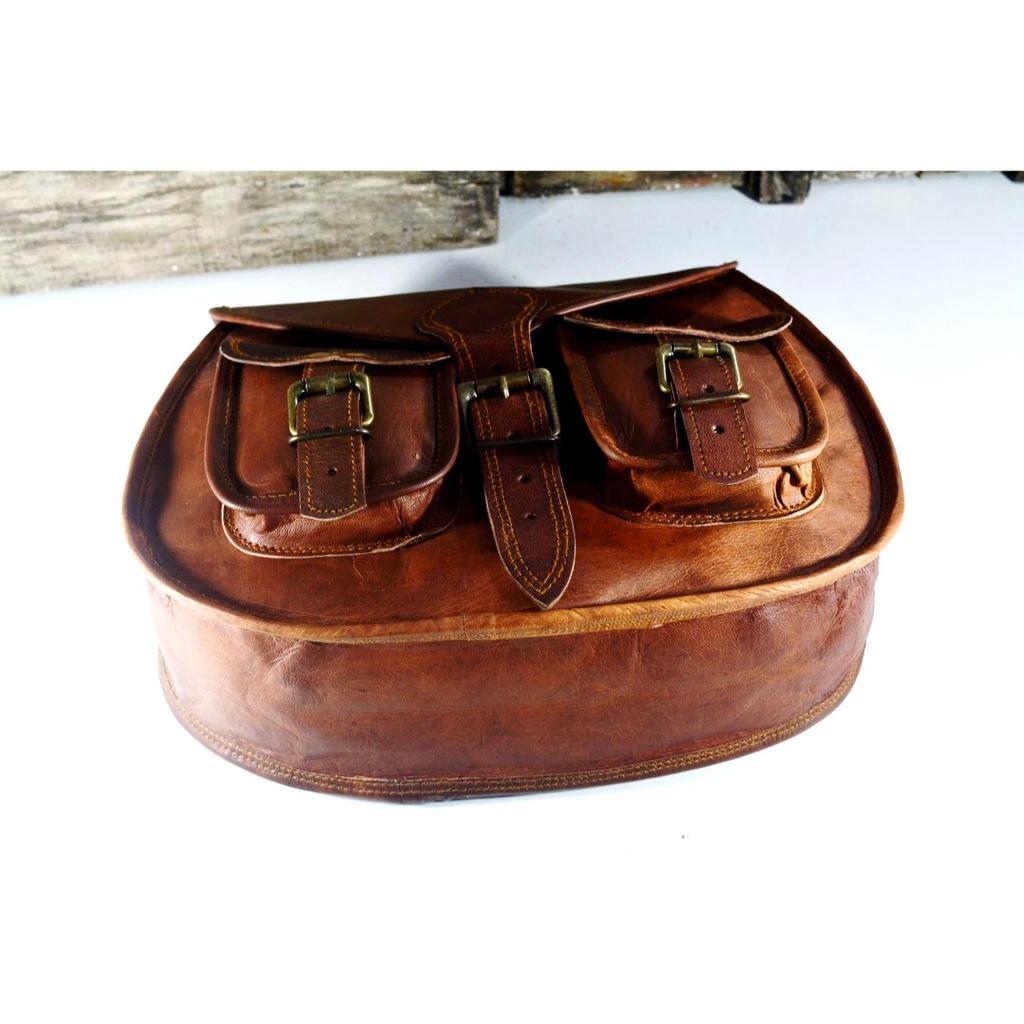 Bolsa real de couro feminina vintage mensageiro bolsa crossbody couro de cabra vintage