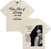 Cantante Popular Olivia Dean El Arte de Amar Nuevo Álbum Moda Verano 2026 Camiseta de Manga Corta para Hombre Casual Algodón Puro Cómodas Camisetas