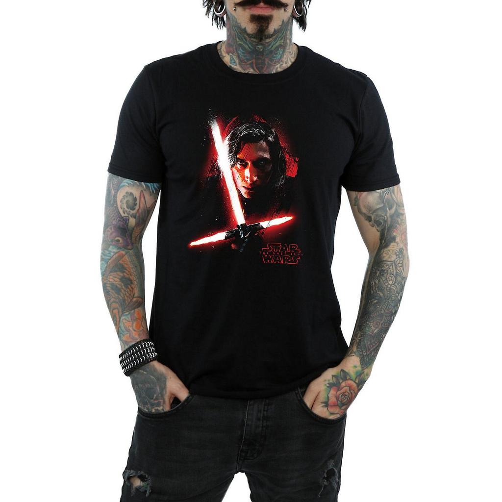 Star Wars: The Last Jedi Mens Kylo Ren Brushed Cotton T-Shirt