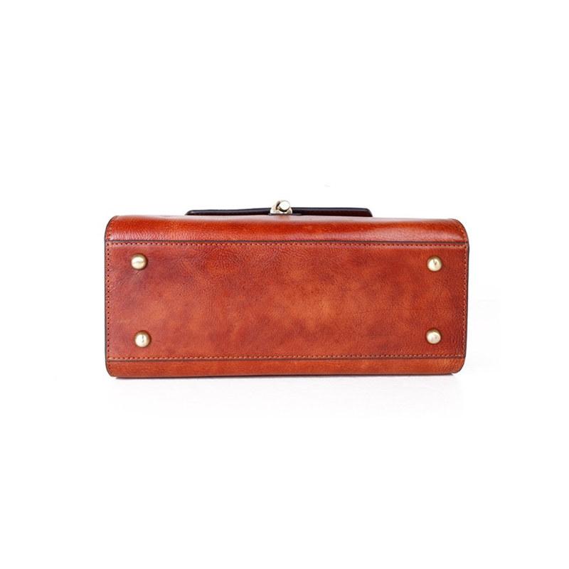 Vintage Design Women Handbags Genuine Leather Shoulder Bags Brand Fashion Crossbody Bag Business Purse