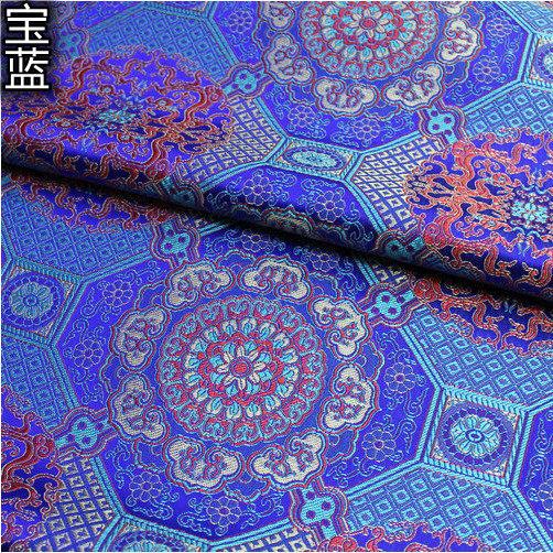 Thick Chinese Brocade Fabric With Dragon Pattern Material For Sewing 100% Polyester DIY Gift Box Sewing Packaging Cloth