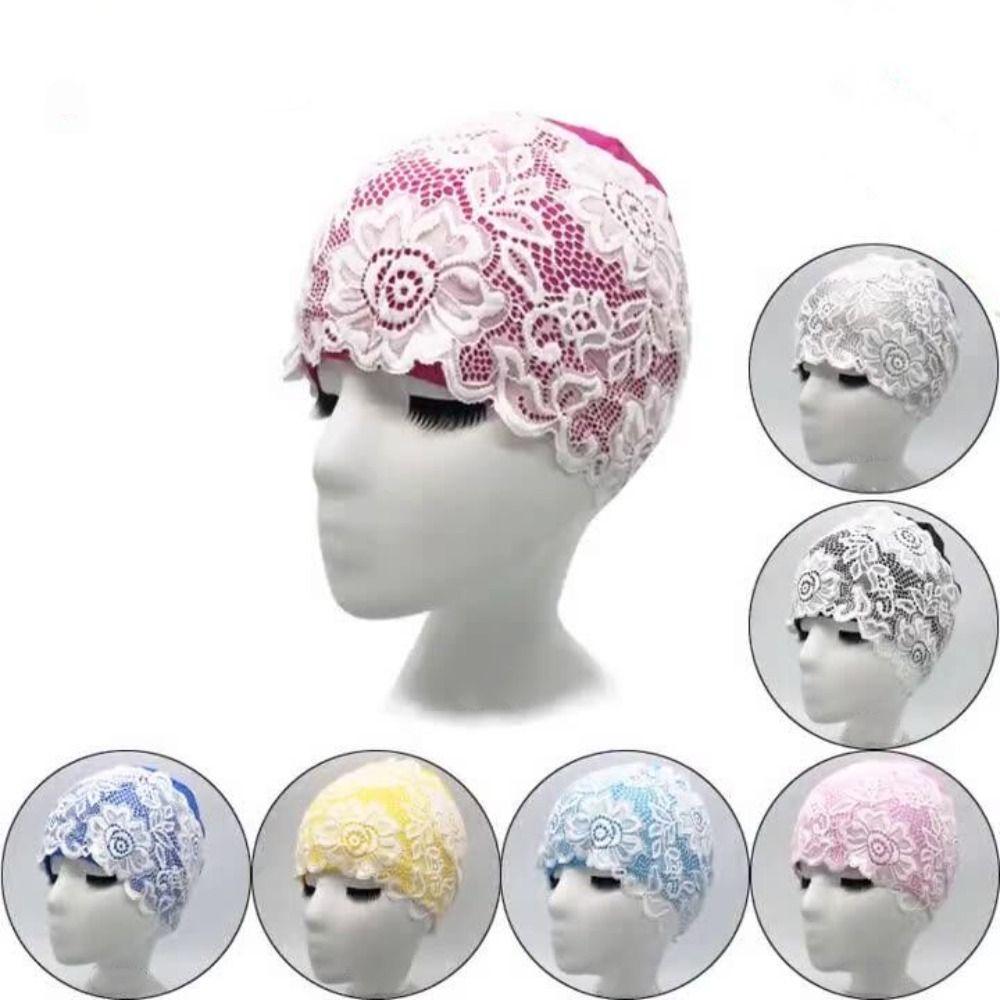 Long Hair Lace Swimming Cap Waterproof Bathing Cap Fashion Women Swim Cap Swim Pool