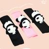 Automobile Safety Belt Decoration Cartoon Panda Safety Belt Shoulder Pad Plush Automobile Seat Belt Accessories Car Decorations