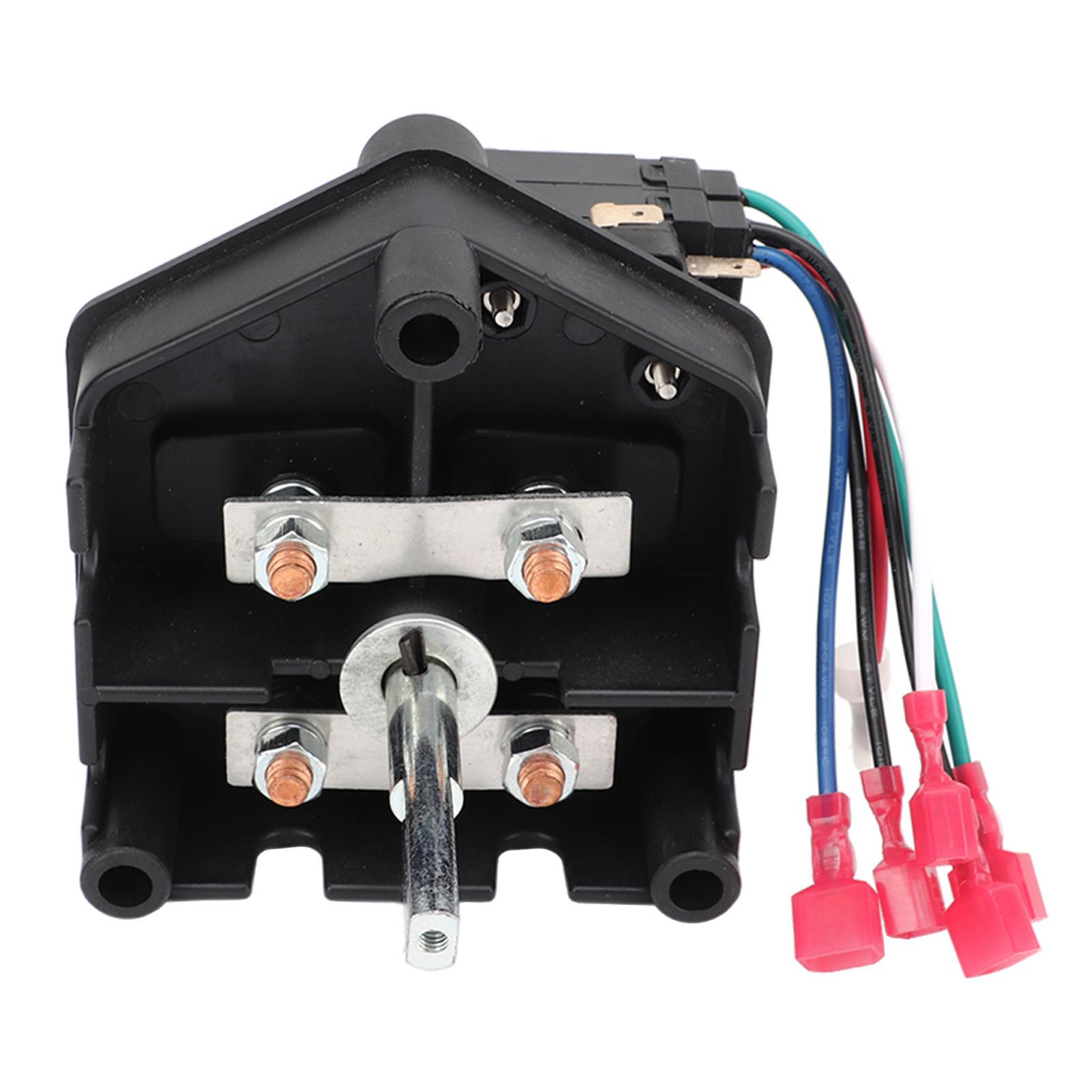 

DC 48V Golf Cart Electric Forward Reverse Switch 101753005 with Shift Handle Replacement for Club Car DS Models 1996