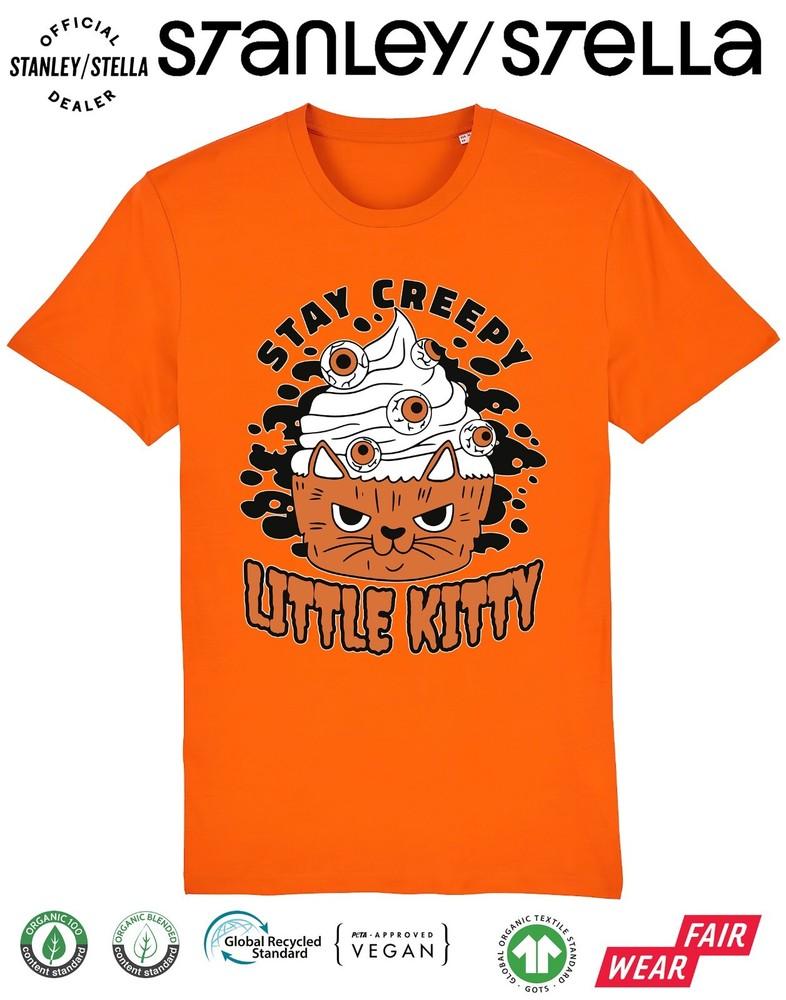 

Оставайся жутким, маленький котенок, кекс, Хэллоуин, мужская забавная футболка для маскарадного костюма, подарок 4XL