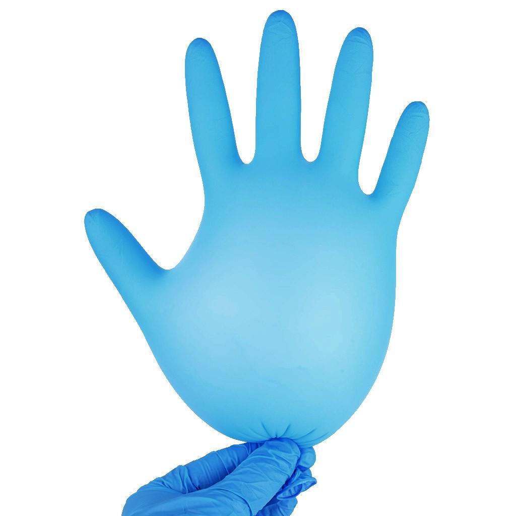 Blue Disposable Latex Gloves Dishwashing Kitchen Work Rubber Garden Gloves 100pc