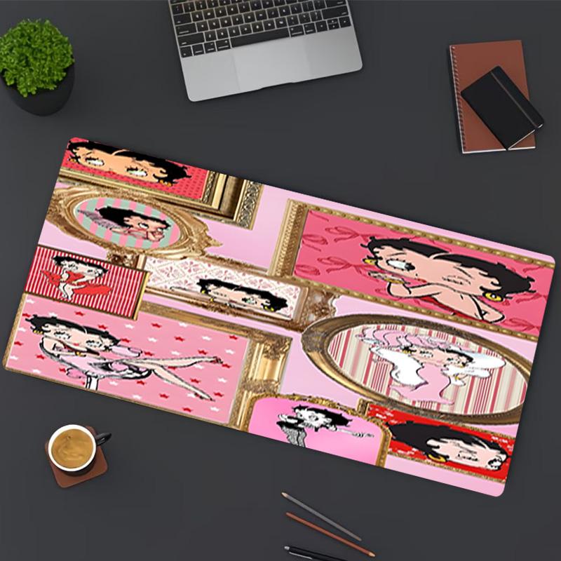 Betty Boop Print Mouse Pad, for Keyboard Pad Laptop PC Mat for Office Home Use, Desk Decor, Perfect Birthday Gift for Gamers