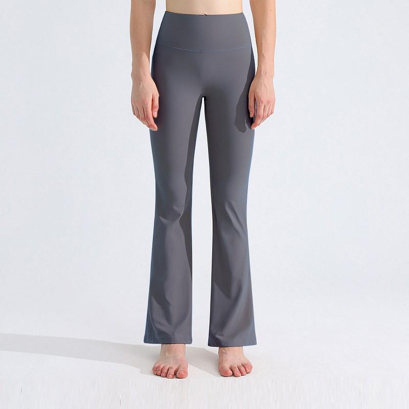 2024 High Waist Petite Micro Flare Yoga Pants - Hip Lifting Sports Fitness Wear for Women