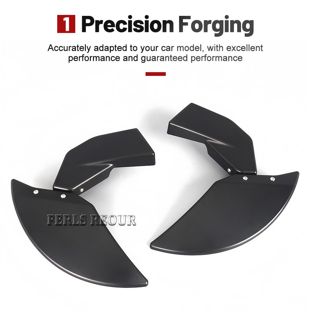 Motorcycle Air Ducts Side Cover For Kawasaki Ninja ZX-6R 2024+ ABS Black Motorcycle Brake Caliper Radiator Brake Disc Cooler