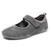 Large Size Genuine Leather Women's Shoes Outdoor Casual Shoes Summer Shoes Sports Shoes Velcro Single Shoes