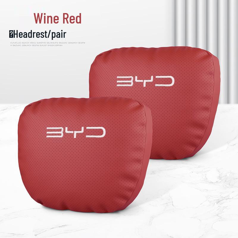 BYD Headrest and Neck Pillow: Compatible with Han, Song Pro, Qin Plus, Song Plus DMI, Tang EV, Yuan Plus, Dolphin Models
