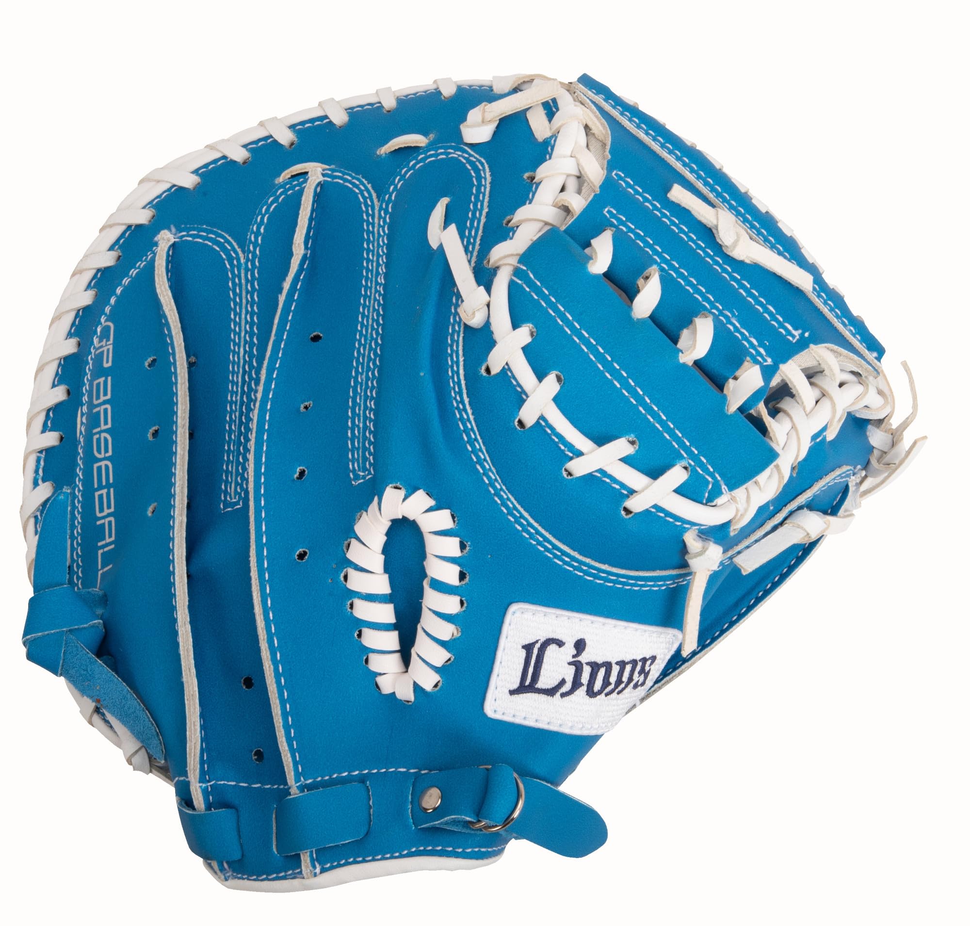 

Saitama Seibu Lions x GP Baseball Blue Catcher s Mitt, Adult, Softball, Right-Handed Throw, синий