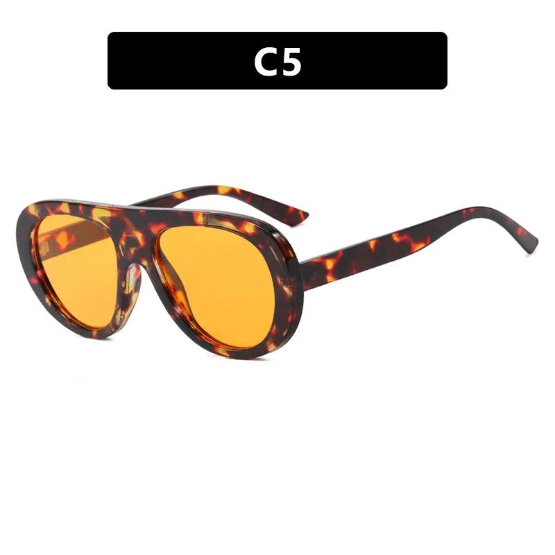 Vintage Markowe Projektanckie Okulary Pilotki z Płaskim Topem Kobiety Dla Mężczyzn Moda Popularne Luksusowe Okulary Przeciwsłoneczne Punkowe Outdoorowe Okulary do Jazdy