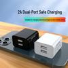 3C Certified Dual-Port 5V 2A Fast Charging USB Mobile Charger