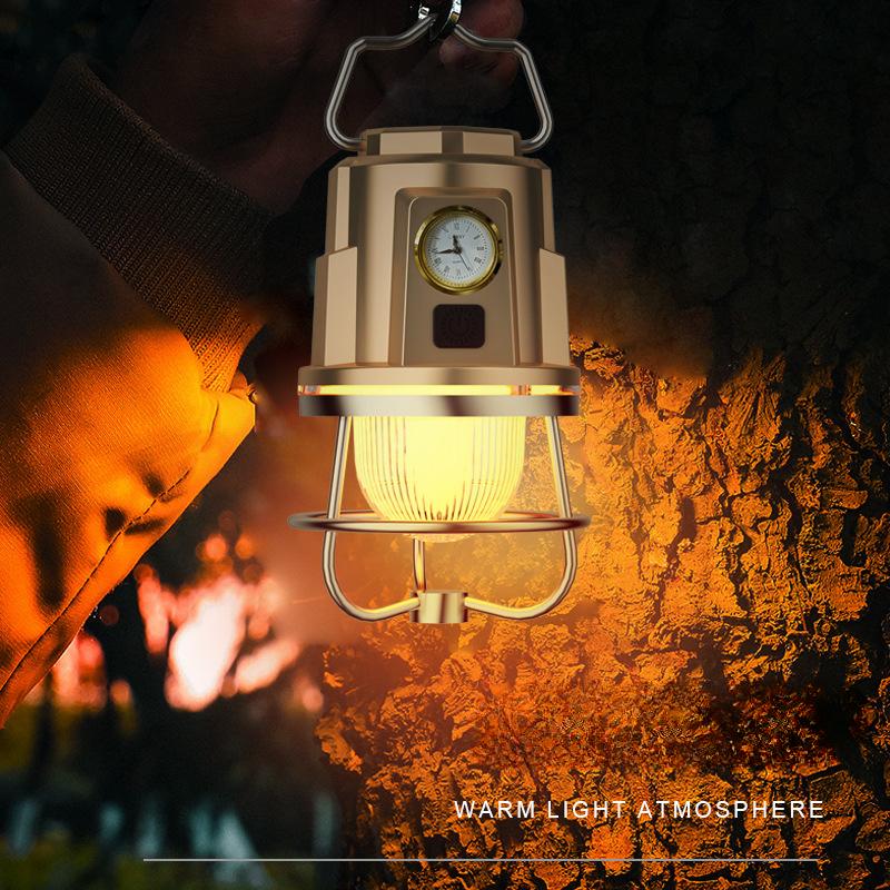 Lighthouse Camping Lantern Camping Lamp Multifunctional Camp Ambience Light Tent Light Outdoor Emergency Flashlight