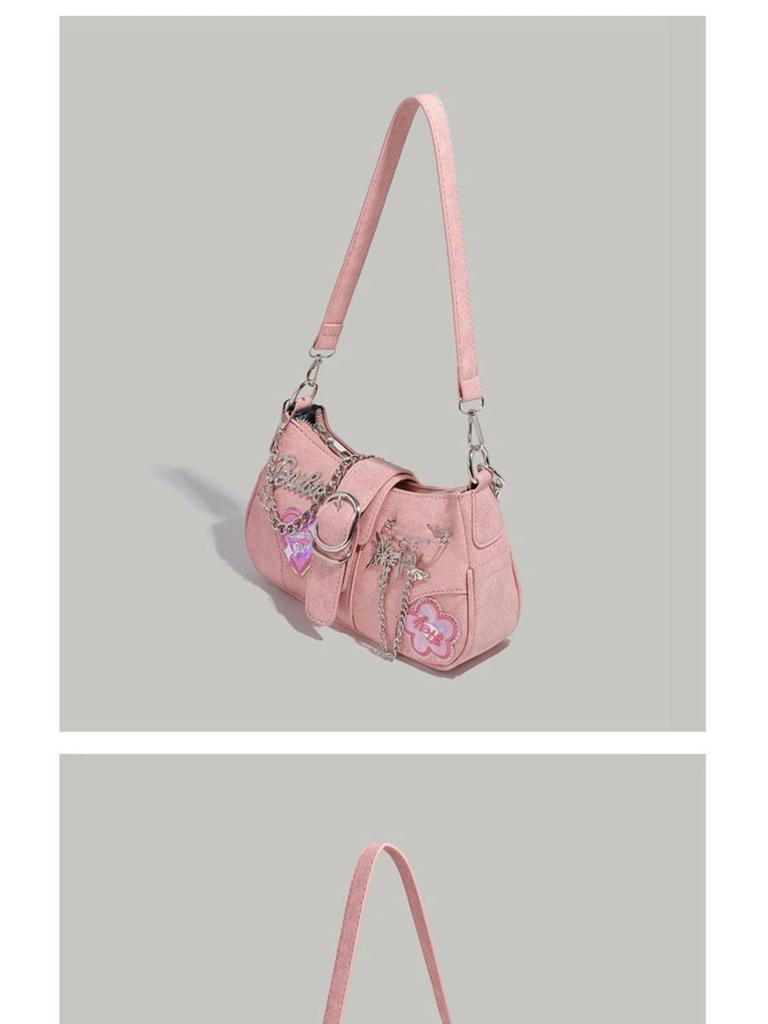 Autumn 2023 Y2K Heart Laser Crossbody Bag for Women