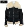 KIKILIA Shearling Boa Fur Down Jacket Jacket 0 blackUsed