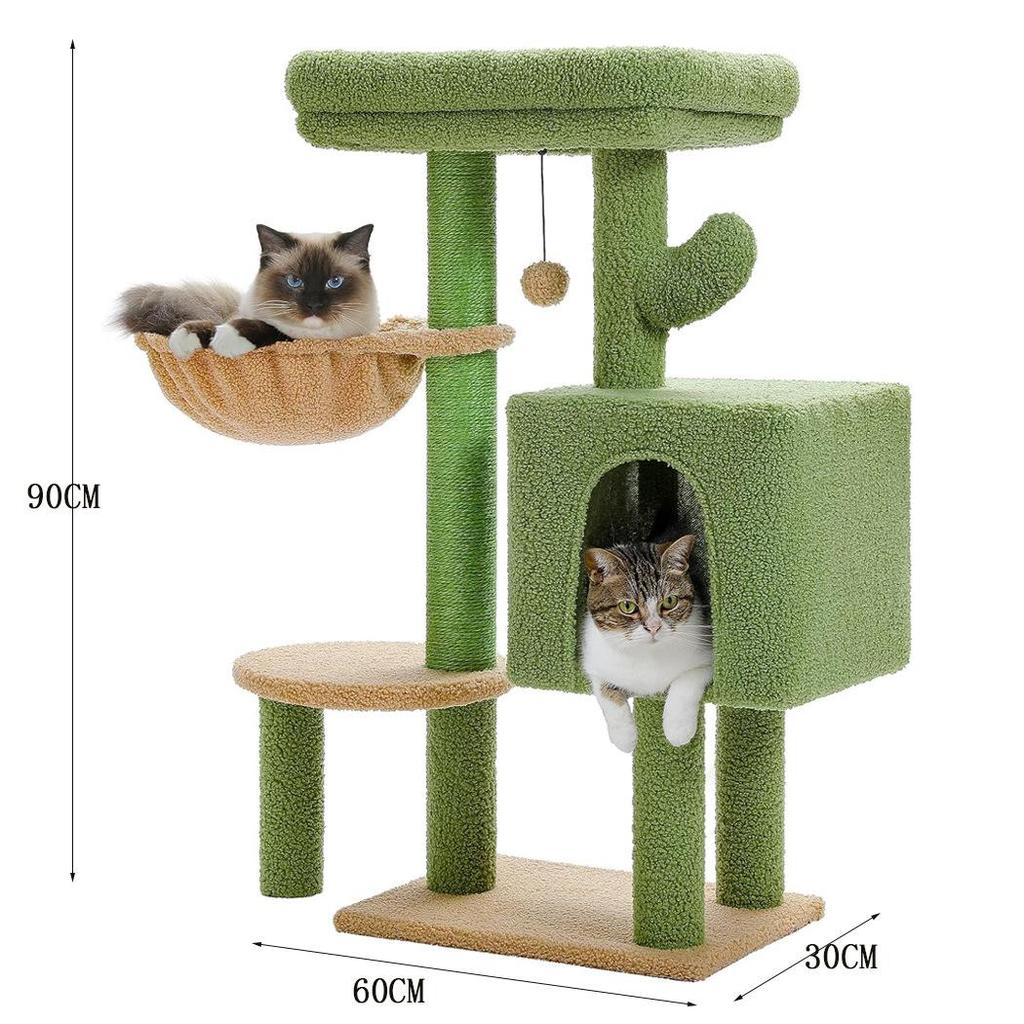 Luxury Integrated Cat Tree Condo with Space Capsule and Sisal Villa