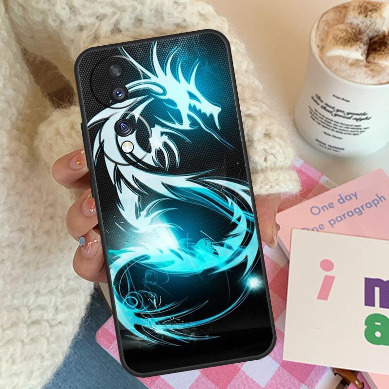 

Азиатский китайский дракон Для Honor Magic 5 6 7 8 Pro Чехол Для Honor 400 200 Lite 50 70 90 X8c X8b X9a X9b X9c X9d Win Honor 200 Pro