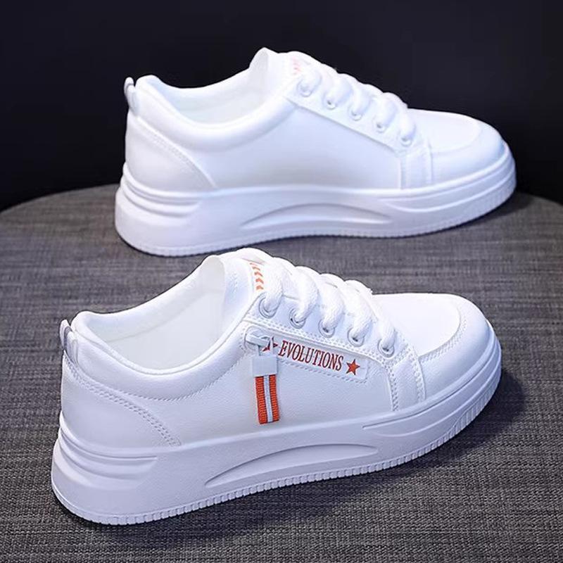 

Real soft leather little white shoes women s spring and autumn new women s casual shoes lightweight soft baseplate shoes flat baseplate shoes 35