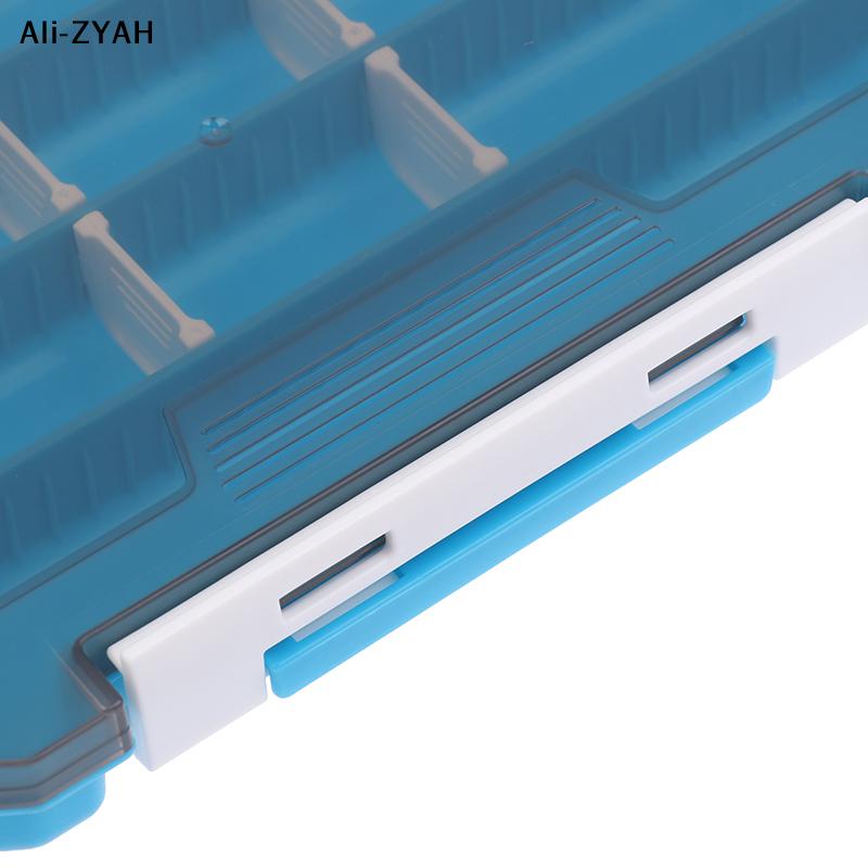 (YY)1Pc 2025 Single Layer Fishing Gear Box Lure Box Fake Bait Soft Bait Box Accessories Box Supplies Storage Box Tool Box