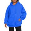 European and American Style Solid Color Women's Thick Hooded Sweatshirt, Autumn Edition, Customizable Logo.