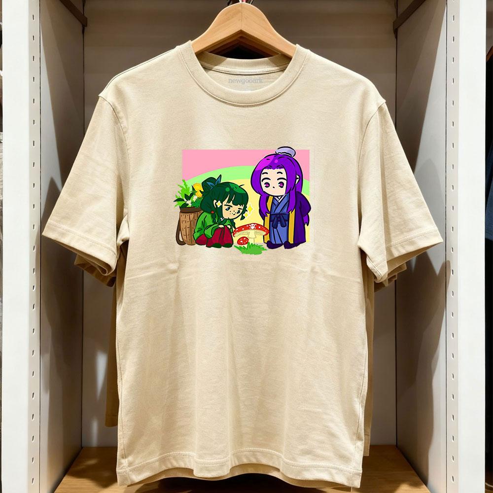 

The Apothecary Diaries maomao and jinshi tlook what I found TShirt Anime Women Unisex Vintage graphic tshirt Cotton Adult Tops Tee S