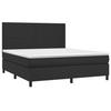 VidaXL Bed Slat Base with Mattress and LED, Upholstered Bed, Double Bed, Adult Bedroom Interior Bed, 3135831
