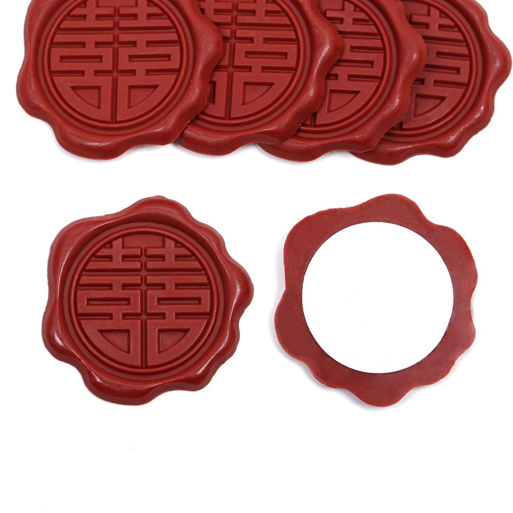 Wax Seal Stamp Kit: Embossed Stamp, Sealing Wax, Stickers for Envelopes, Postcards, Love Letters, and Gifts