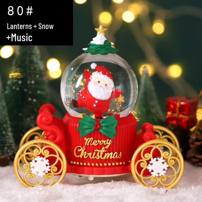 Mermaid Crystal Ball Music Box - Luminous Snow Globe, Perfect Birthday or Creative Valentine's Gift for Girlfriends.