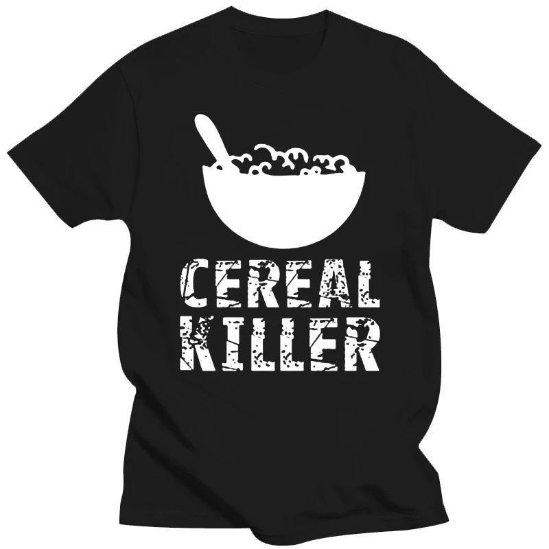 Cereal Killer Fun T-shirts for Both Men and Women - New Adult T-shirt Gifts From Our Adult Casual T-shirts