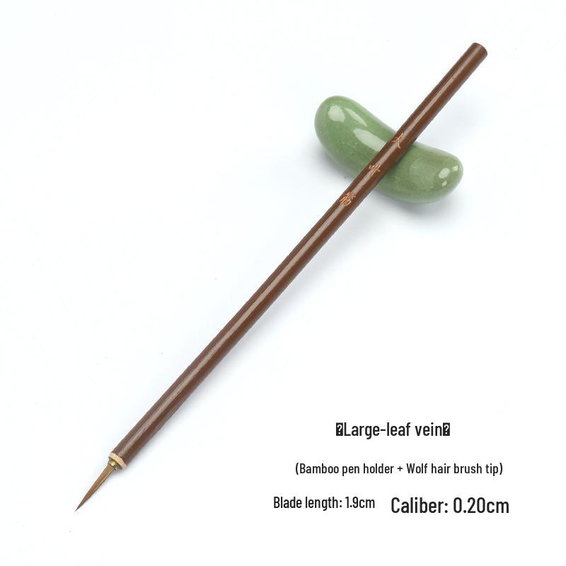 Calligraphy and Painting Brush: Fine Brush for Chinese Painting, Regular Script Calligraphy, and Detailed Artwork in Various Sizes.