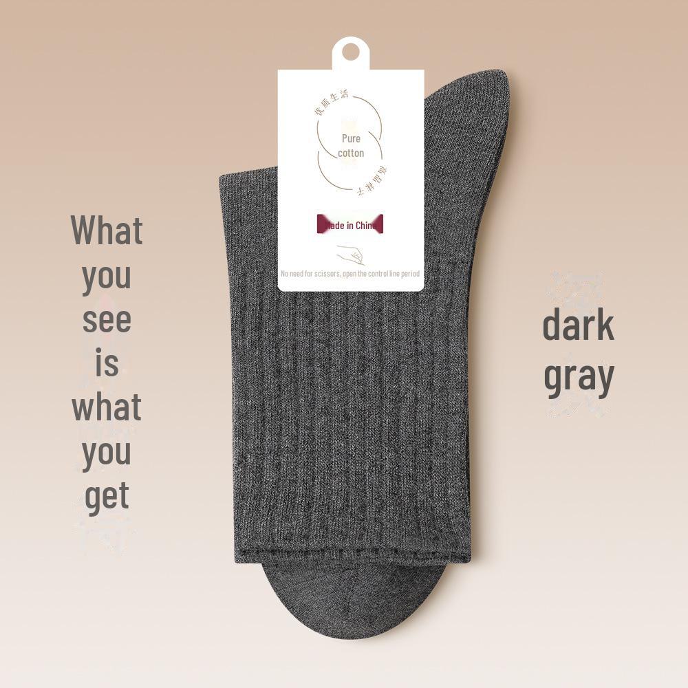 

Женские толстые антибактериальные хлопковые носки - осень/зима, антипиллинговые, впитывающие пот, повседневные спортивные носки средней длины Women s One Size (Size 36-39)