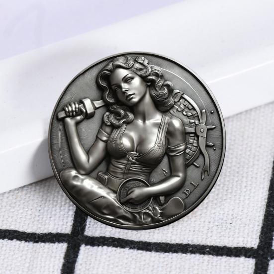 Machinist Women Coin Adult Challenge Coin Couple Intimacy Coin Collectible Sexy Lucky Token Prank Gift for Women Men Date Night