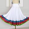 2025 Nadměrná velikost Mini sukně proti odhalení pro Square Dance - 6 metrů, Barevná móda