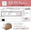 Hanahana15 Cotton Cap Milky Beige L Women's