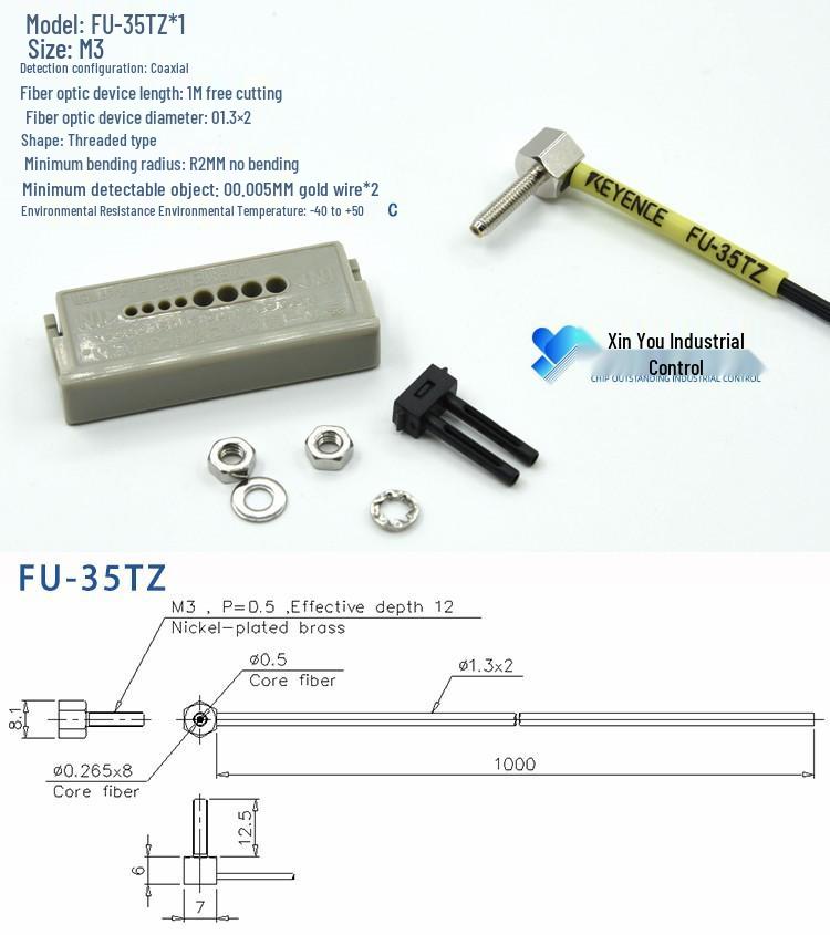 Keyence FU-35FA/35FZ/35TZ Diffuse Reflective Fiber Optic Amplifier Probe Sensor
