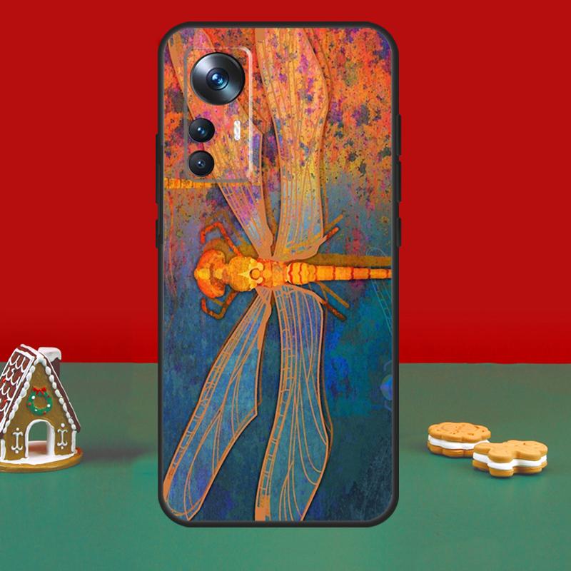 Dragonfly Insect Pattern For POCO M6 Pro X6 Pro X3 X5 F3 F5 M5s Phone Case For Xiaomi 14 12T 11T 13T Pro 12 13 Lite
