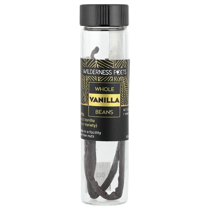 Whole Vanilla Beans, 2 Vanilla Beans