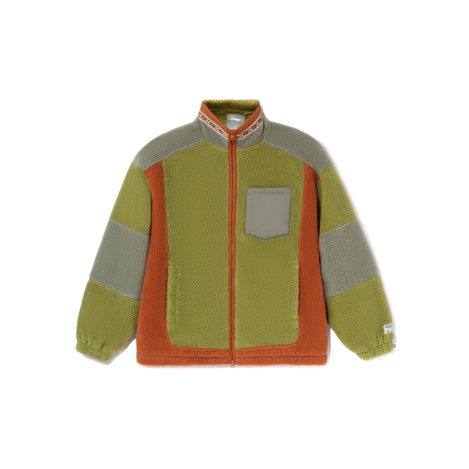 LI-NING Men s WuXing Series Color Block Fleece Jacket AWDRF33-2 XL