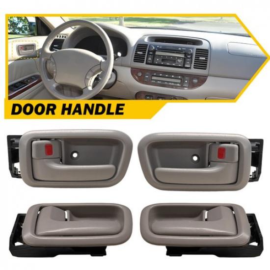 4X Interior Inside Inner Door Handle Full Set Beige For 2000-06 Toyota Tundra T