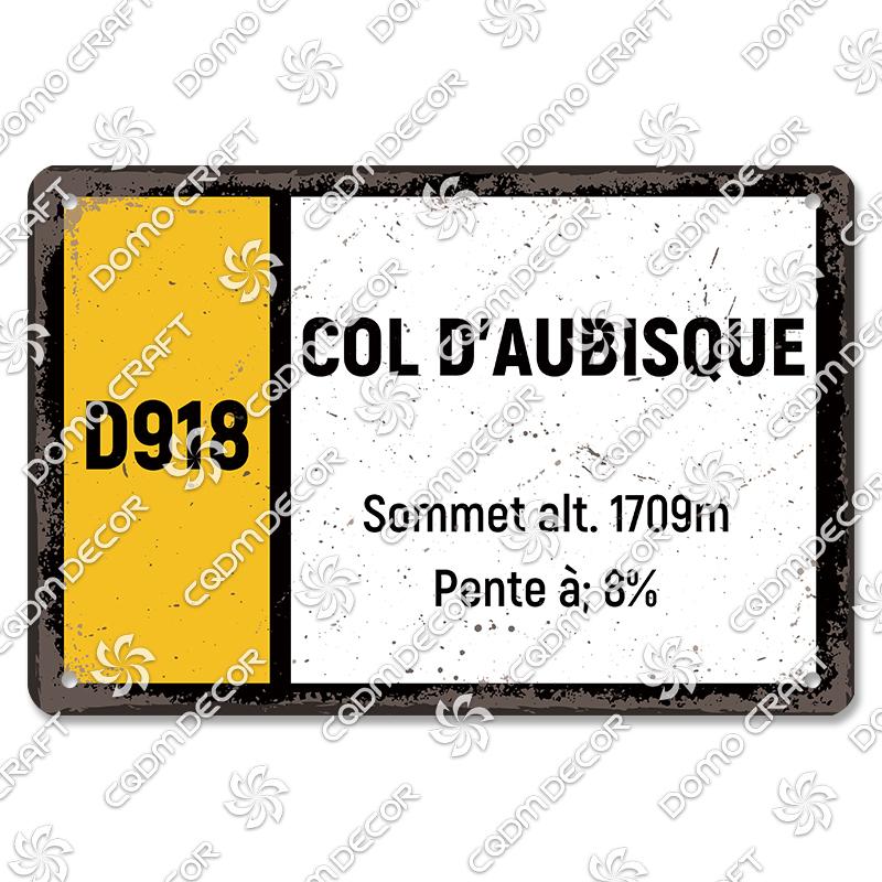 Berg Höhe Poster Metall Blechschilder Col De La Madeleine Hautacam Metallplatte Wanddeko Club Pub Wohnzimmer Zuhause