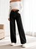 Puffanpop Women's Wide Leg Jeans High Waisted Denim Pants Loose Straight Jeans Y2K Jeans