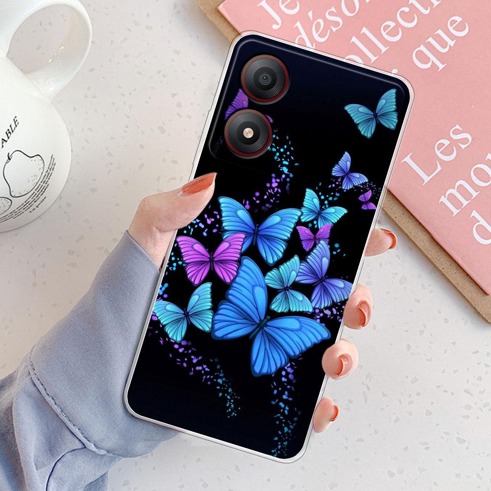 Für ZTE Blade A34 Hülle Für ZTE Blade A54 Cover Mode Klar Schutz Weiches Silikon Handyhüllen Für ZTE Blade A34 A54 Coque Funda