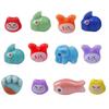 10-30Pcs Ceramic Printed Small Fish Beads For Jewelry Making DIY Charms Bracelet Necklace Crafts