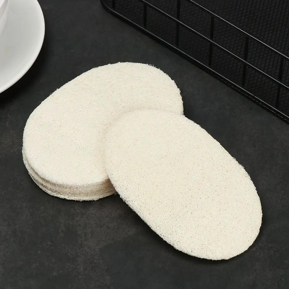 1/5pcs Decontamination Reusable Non-stick Oil Microfibre Sponge Dish Washing Cloth Cleaning Sponge Pot Bowl Brush
